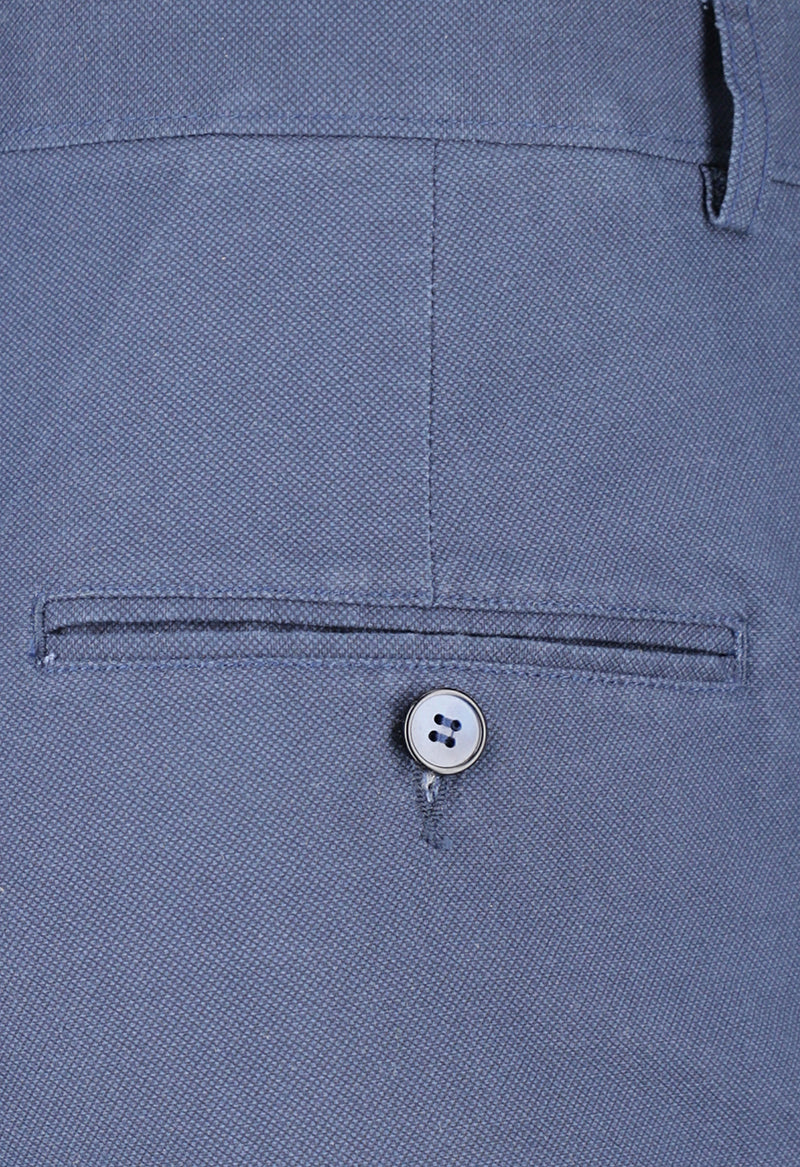 Blue cotton chino - NPBWFTRS-23