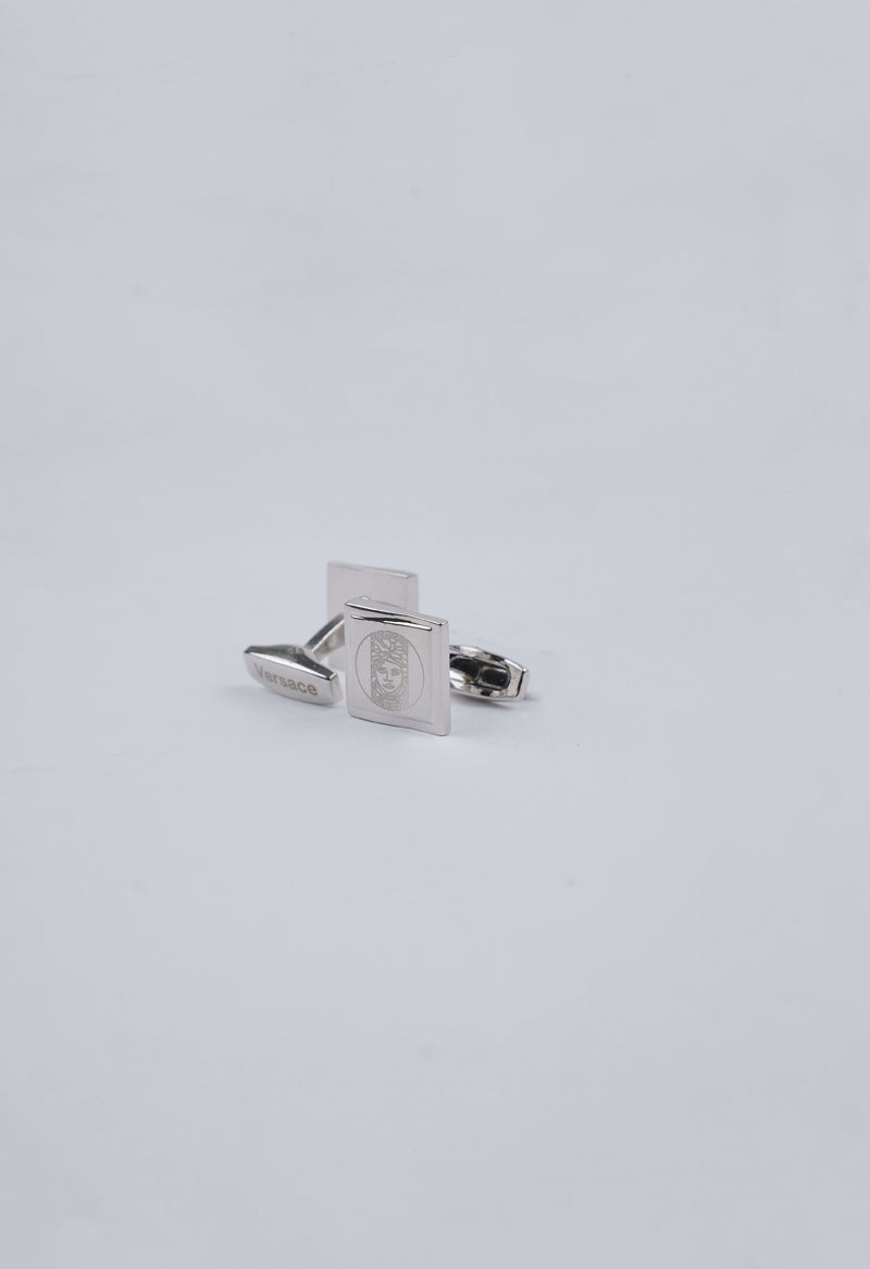 Silver Emblem Cufflinks
