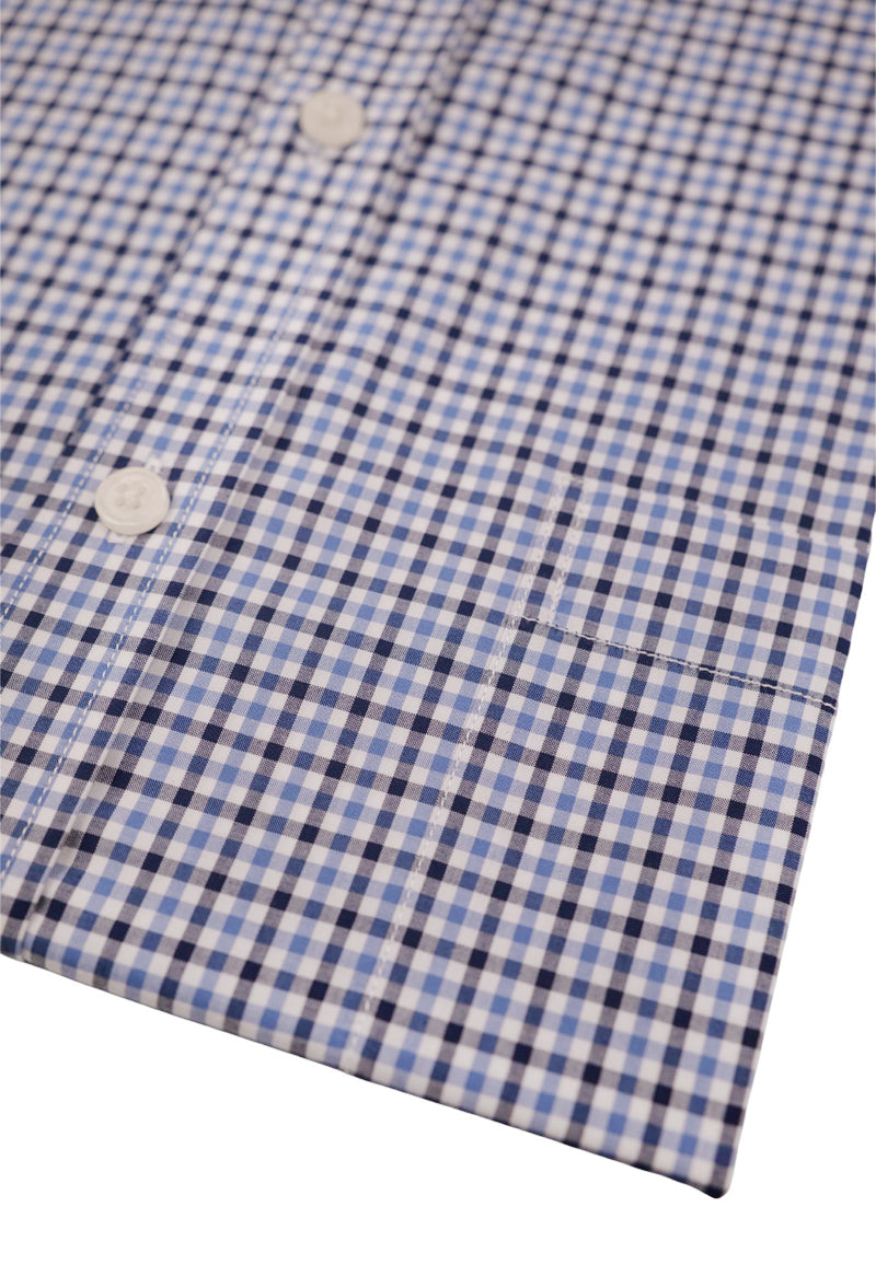 Blue & Navy Gingham