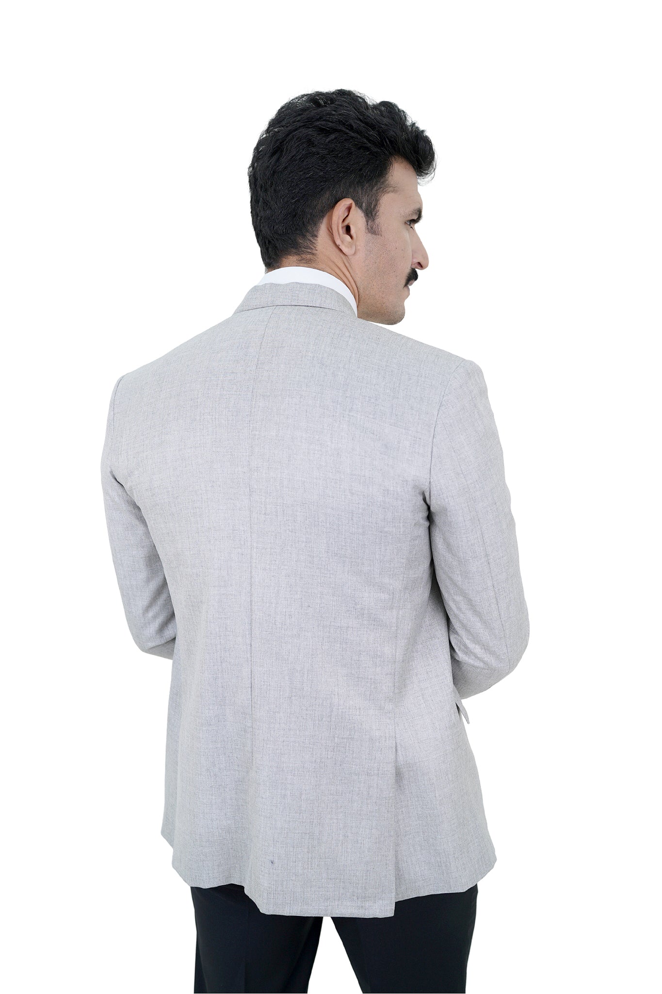 Light Ash Grey Summer Blazer / MZTWILLBLZ85-26 / COL # AISH