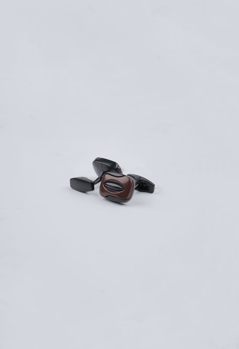 Chestnut Oval Cufflinks