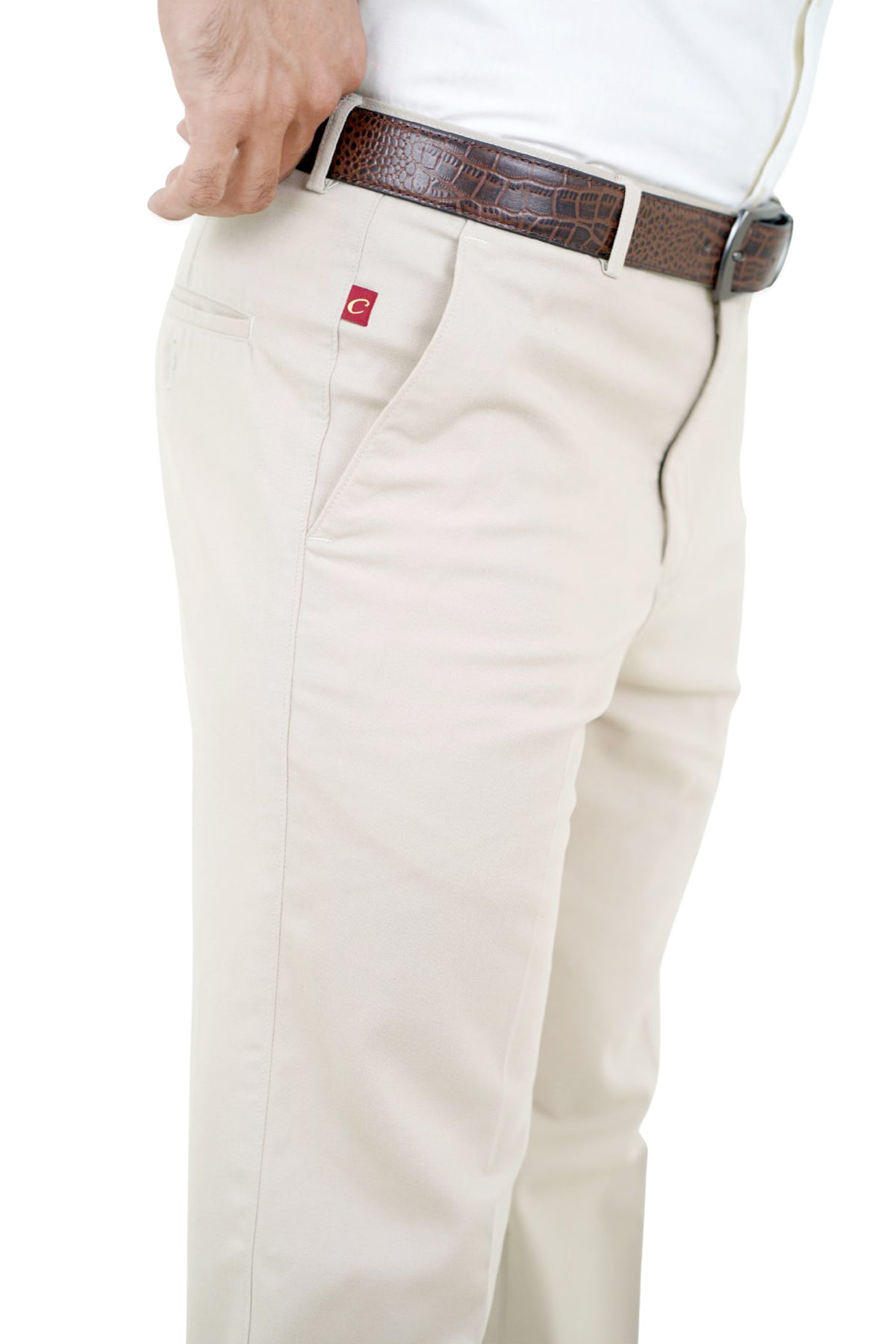 Classic Fawn Cotton Pants - N2016 FAWN