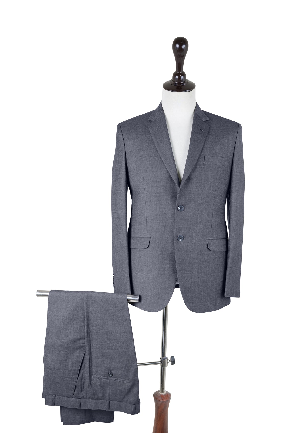 Charcoal Grey Textured Suit / T01-26SUIT / COL# 1