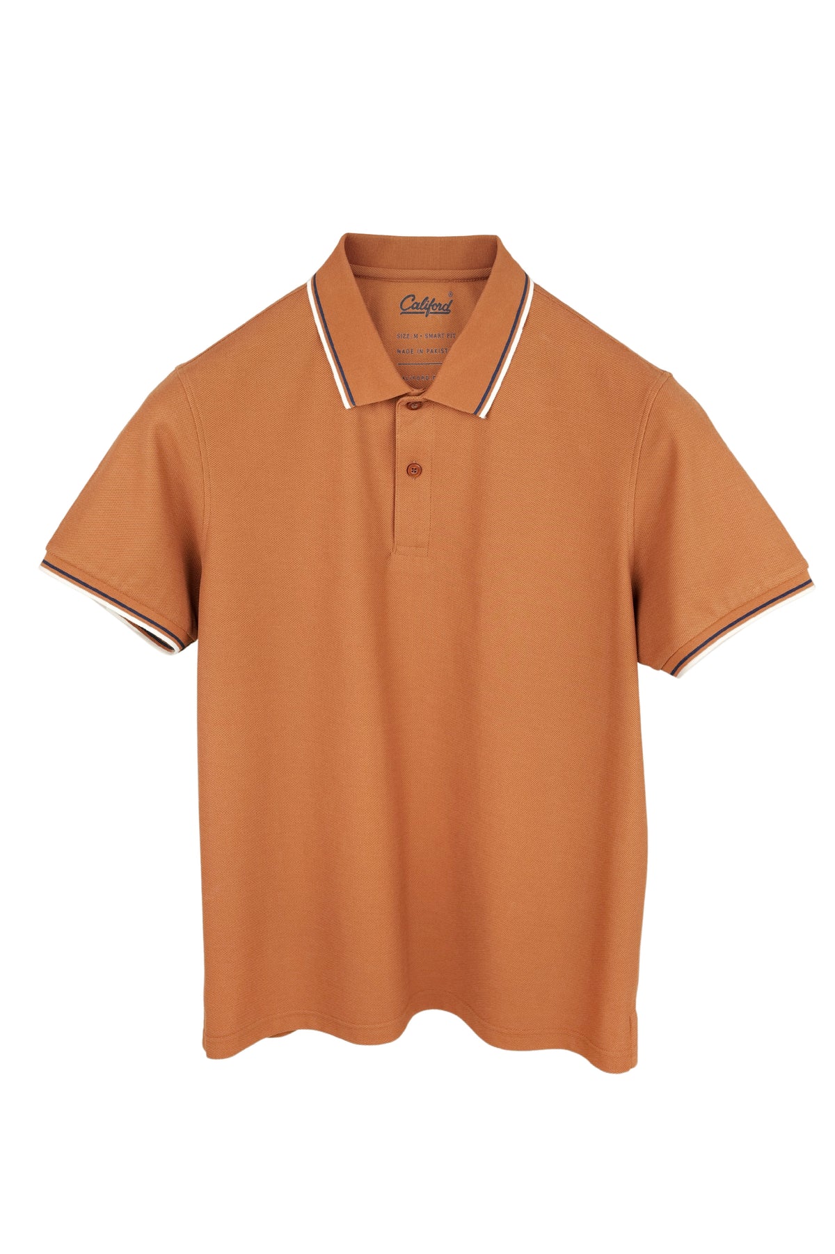 Signature Piqué Polo - Rust