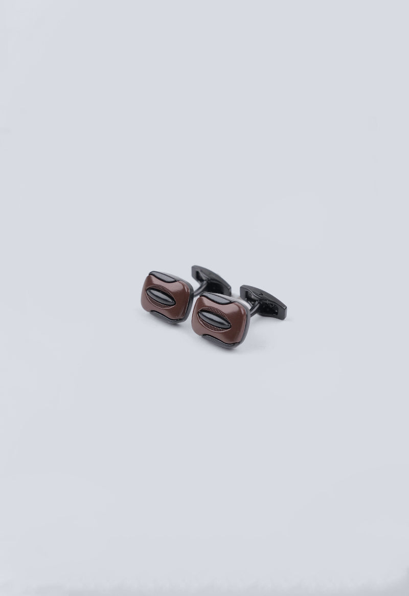 Chestnut Oval Cufflinks
