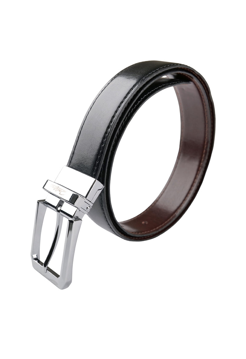 Reversible Leather Belt / Black FGPLA-26