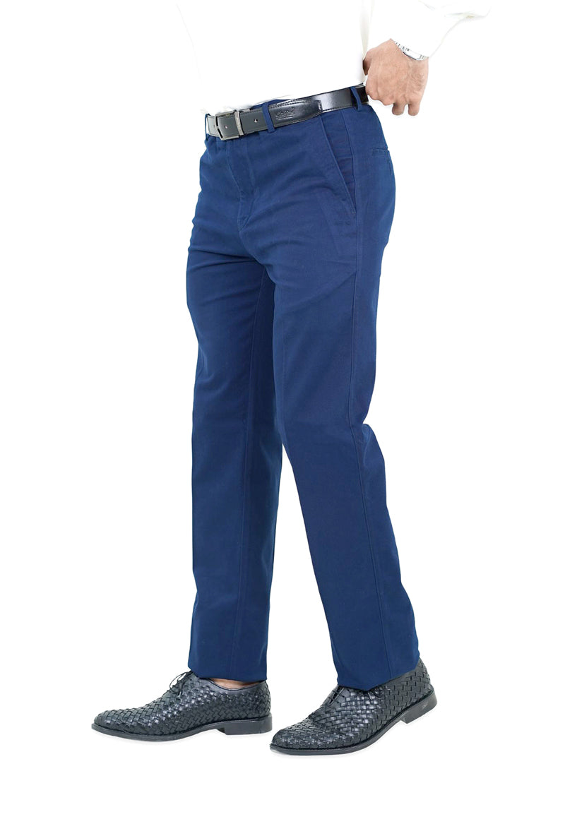 Blue Cotton Pants - N2016 BLUE