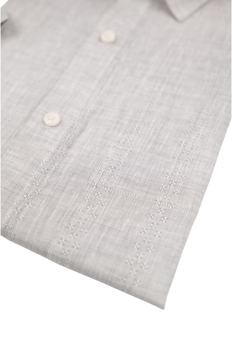 Light Grey Textured Weave / 052636-01