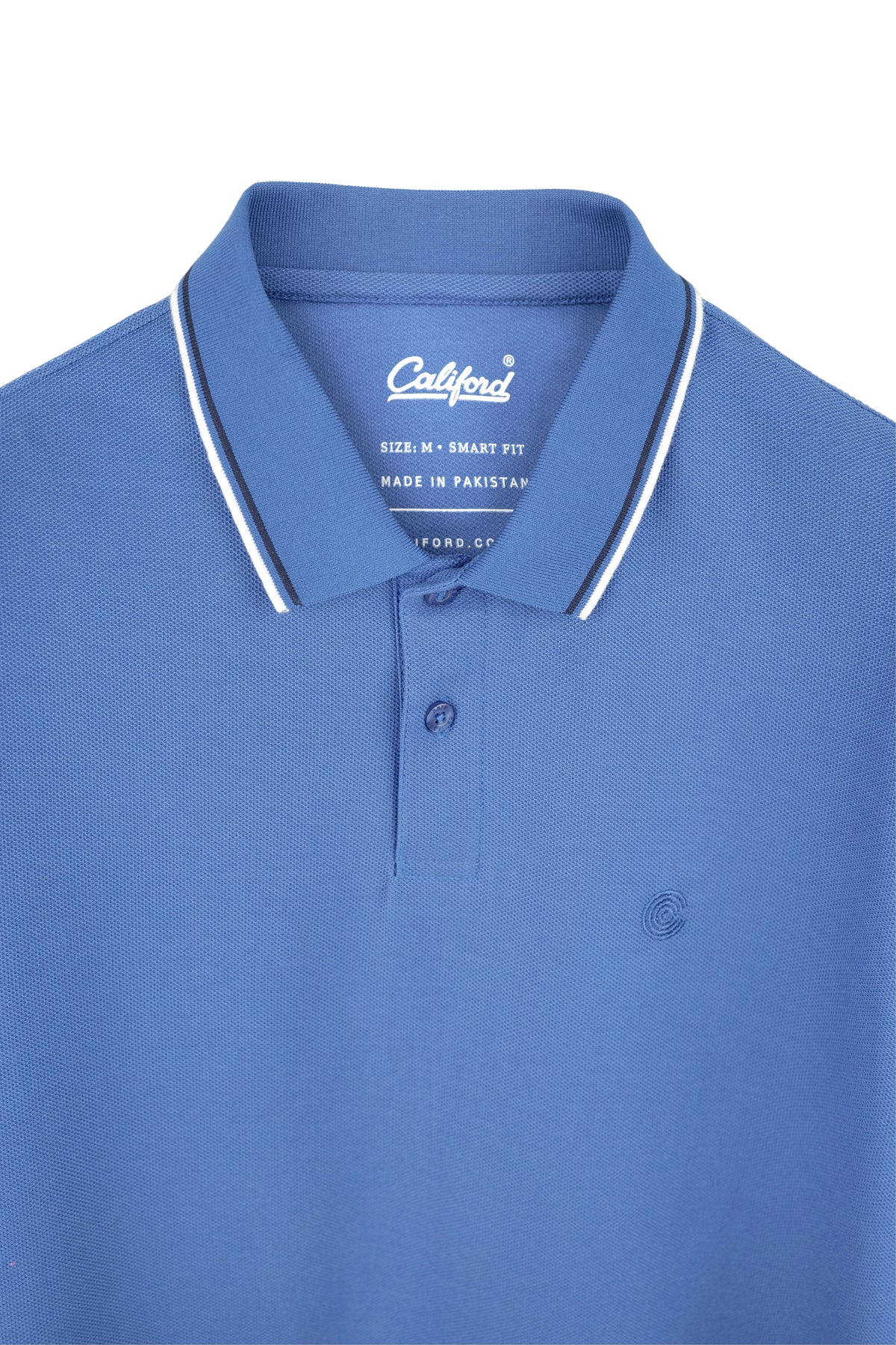 Signature Piqué Polo - Cobalt Blue