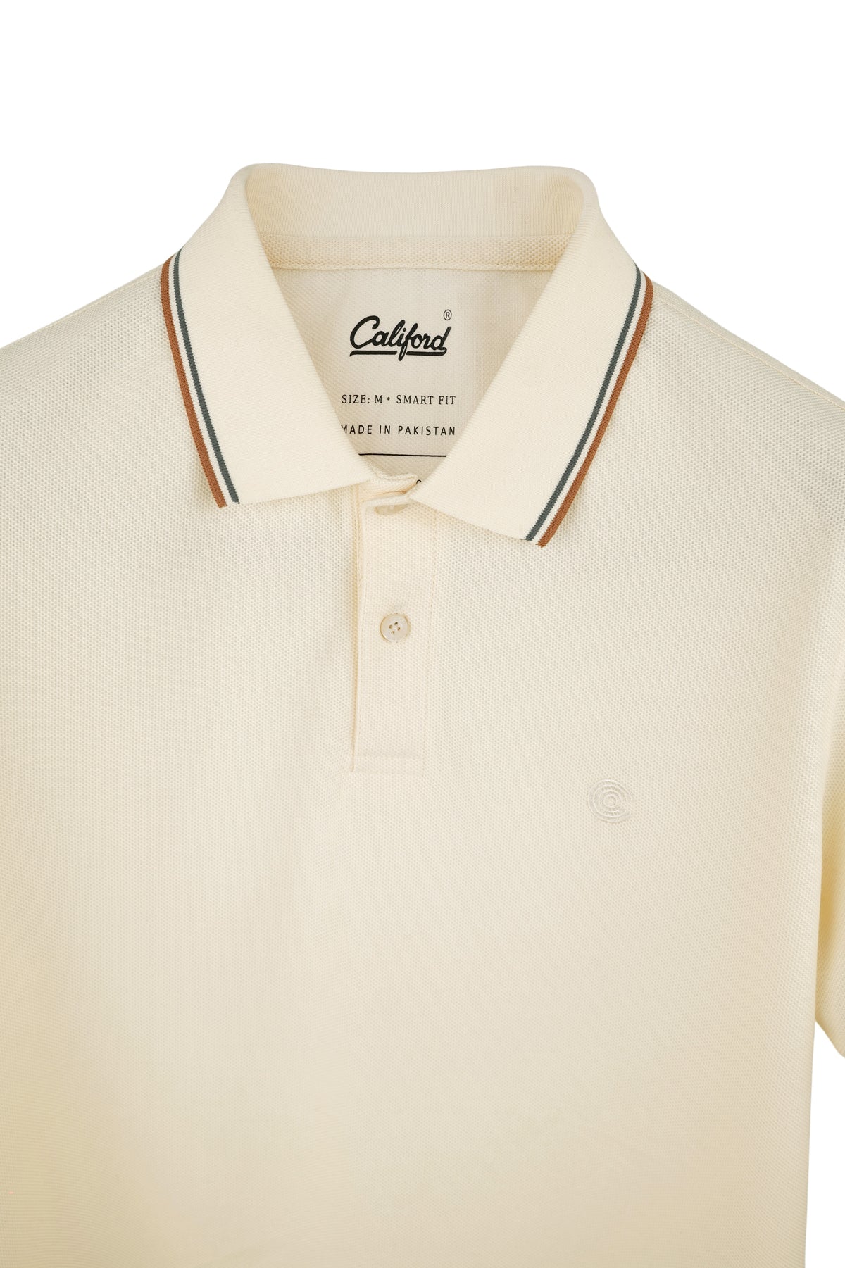 Signature Piqué Polo - Cream