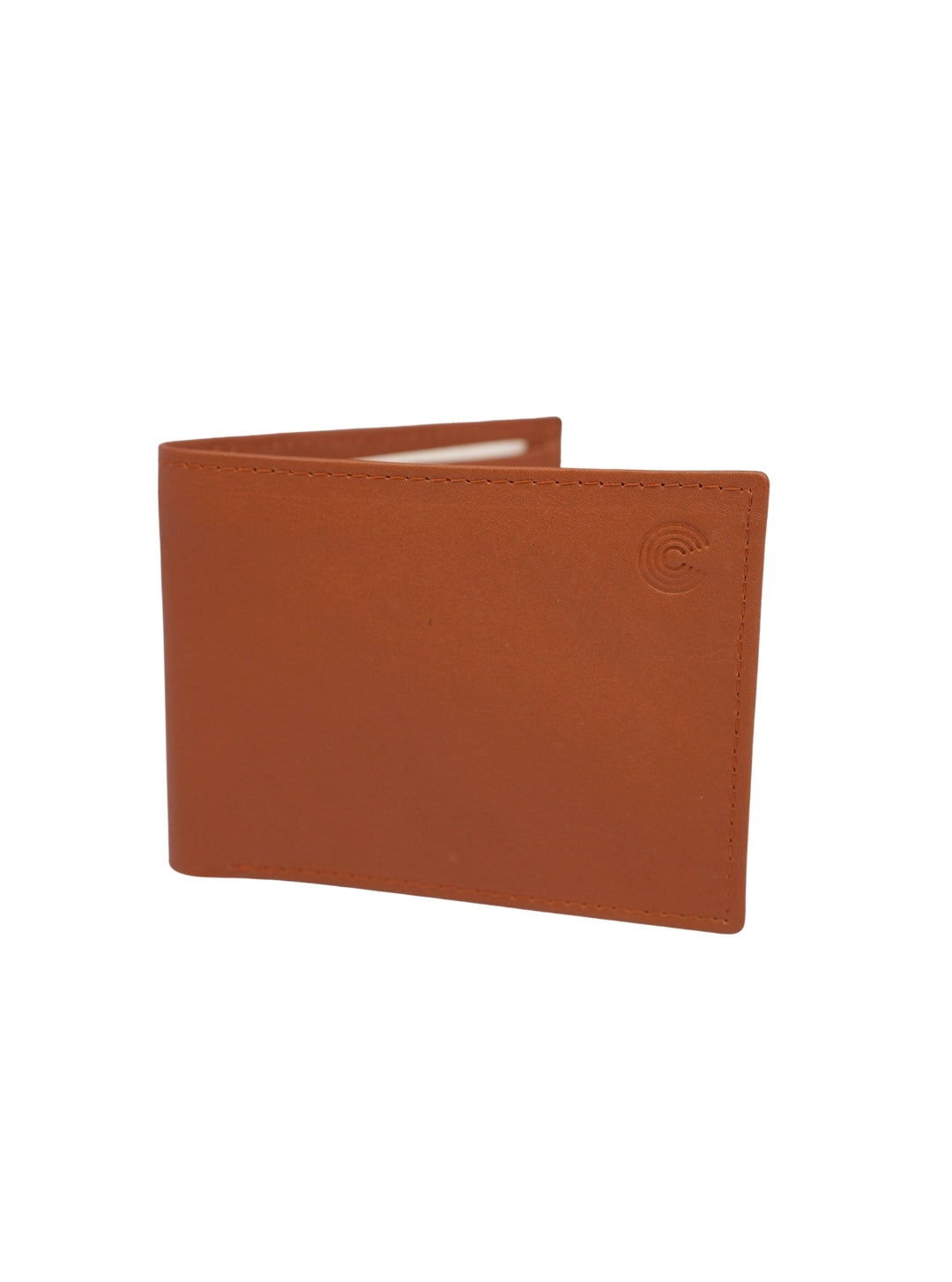 Califord Tan Leather Bifold Wallet