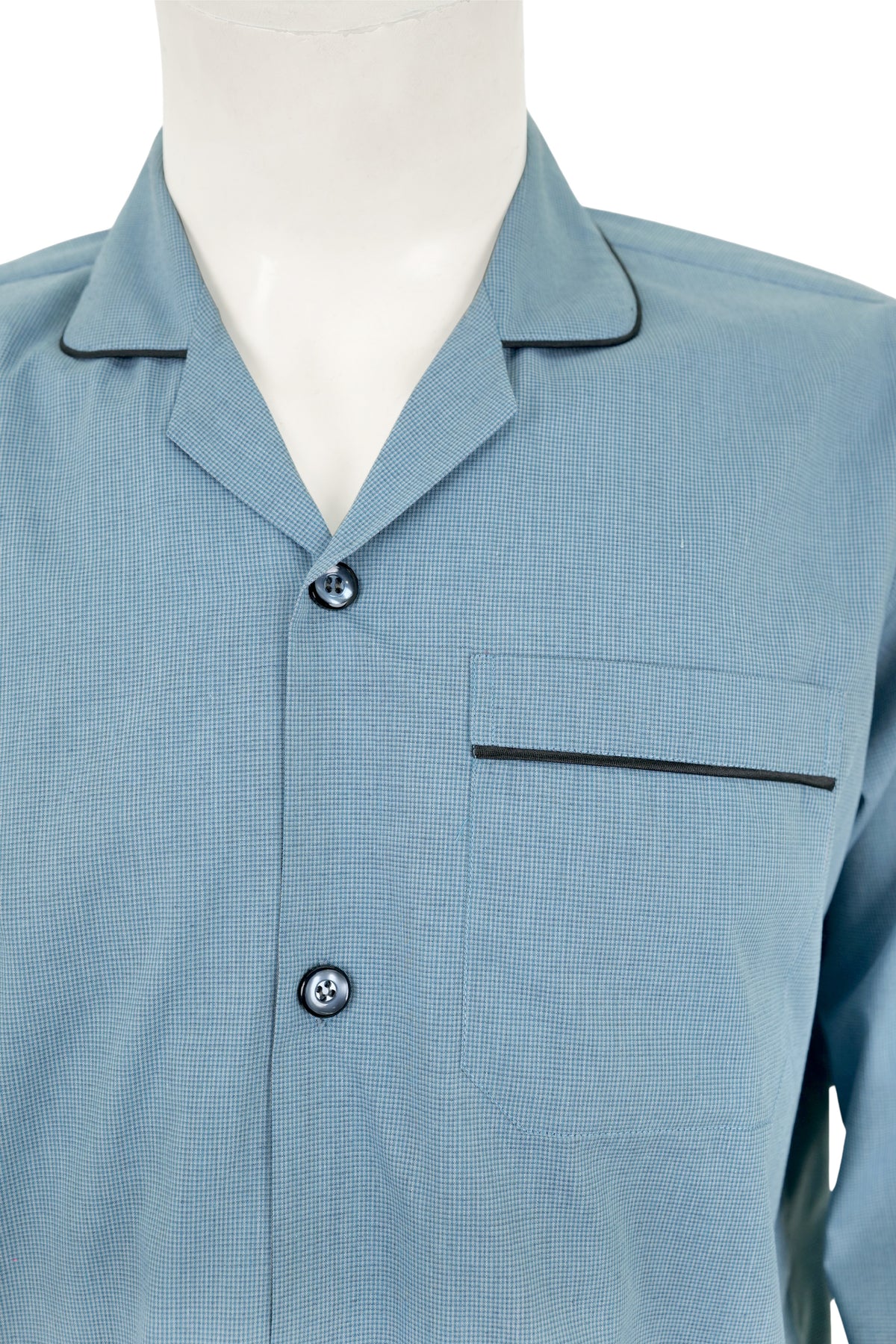 Slate Blue Micro-Pattern Night Suit / NS0926 - #9