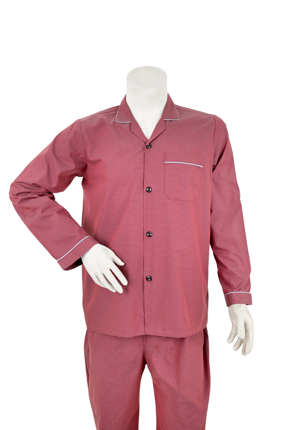 Crimson Pinstripe Night Suit / NS0926 - #10