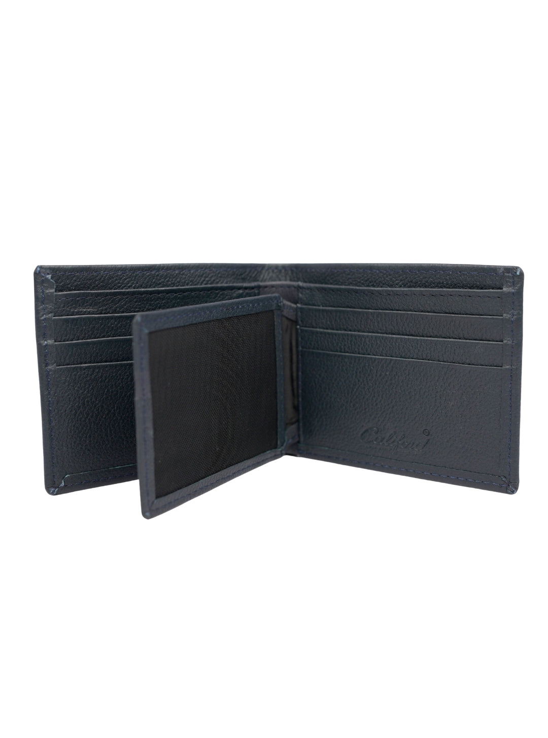 Califord Black full-grain Leather Bifold Wallet - BFGW