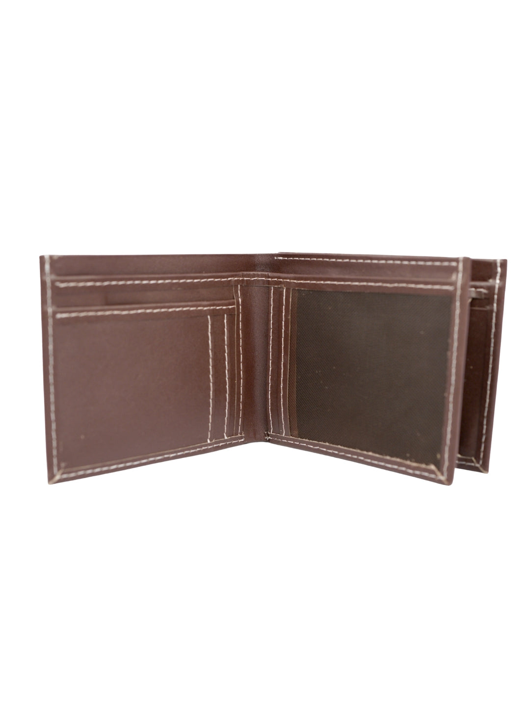 Califord Brown Leather Bifold Wallet with Coin Pocket