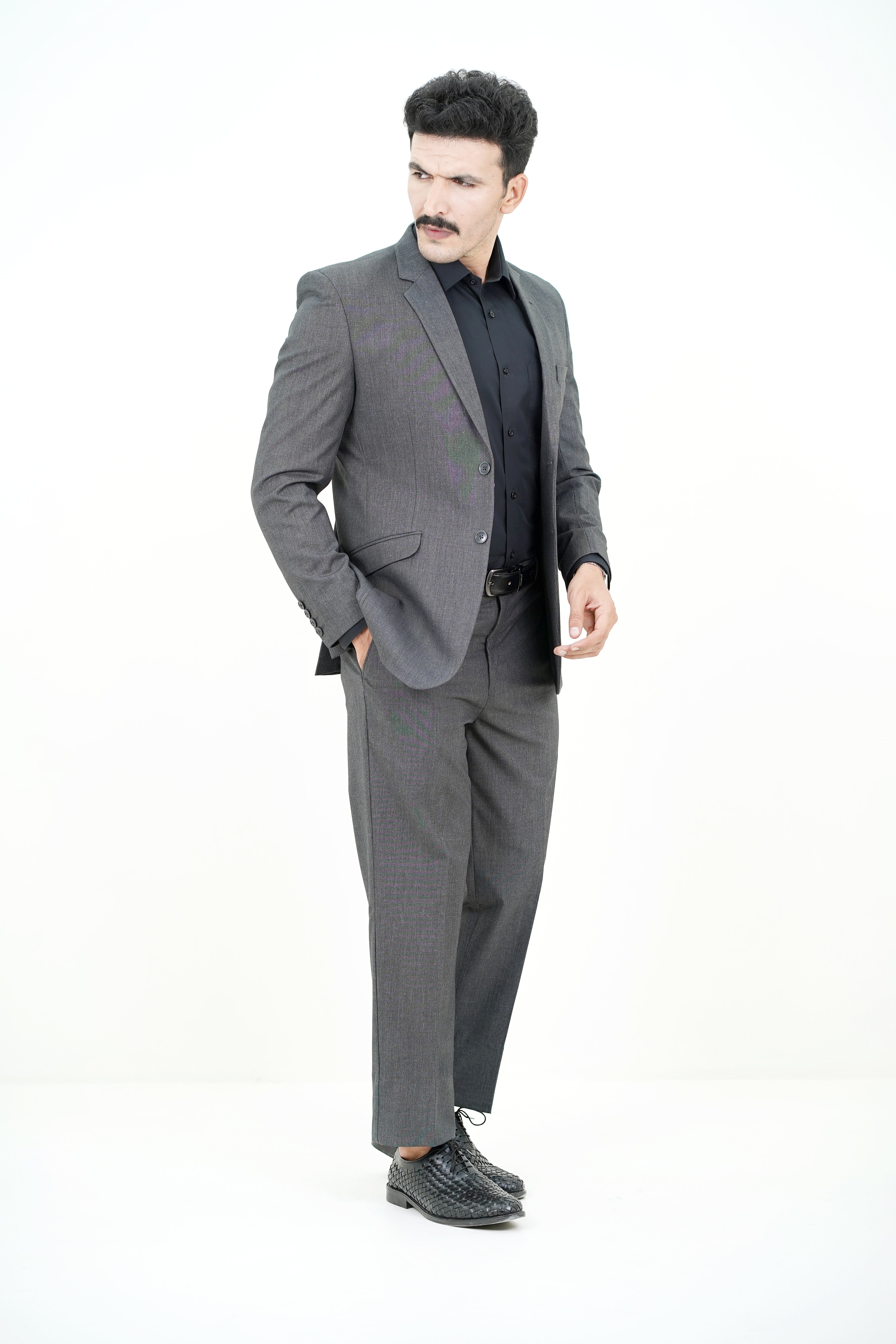 Charcoal Grey Suit / ANAL70-25STRS SUIT / COL#M - GREY
