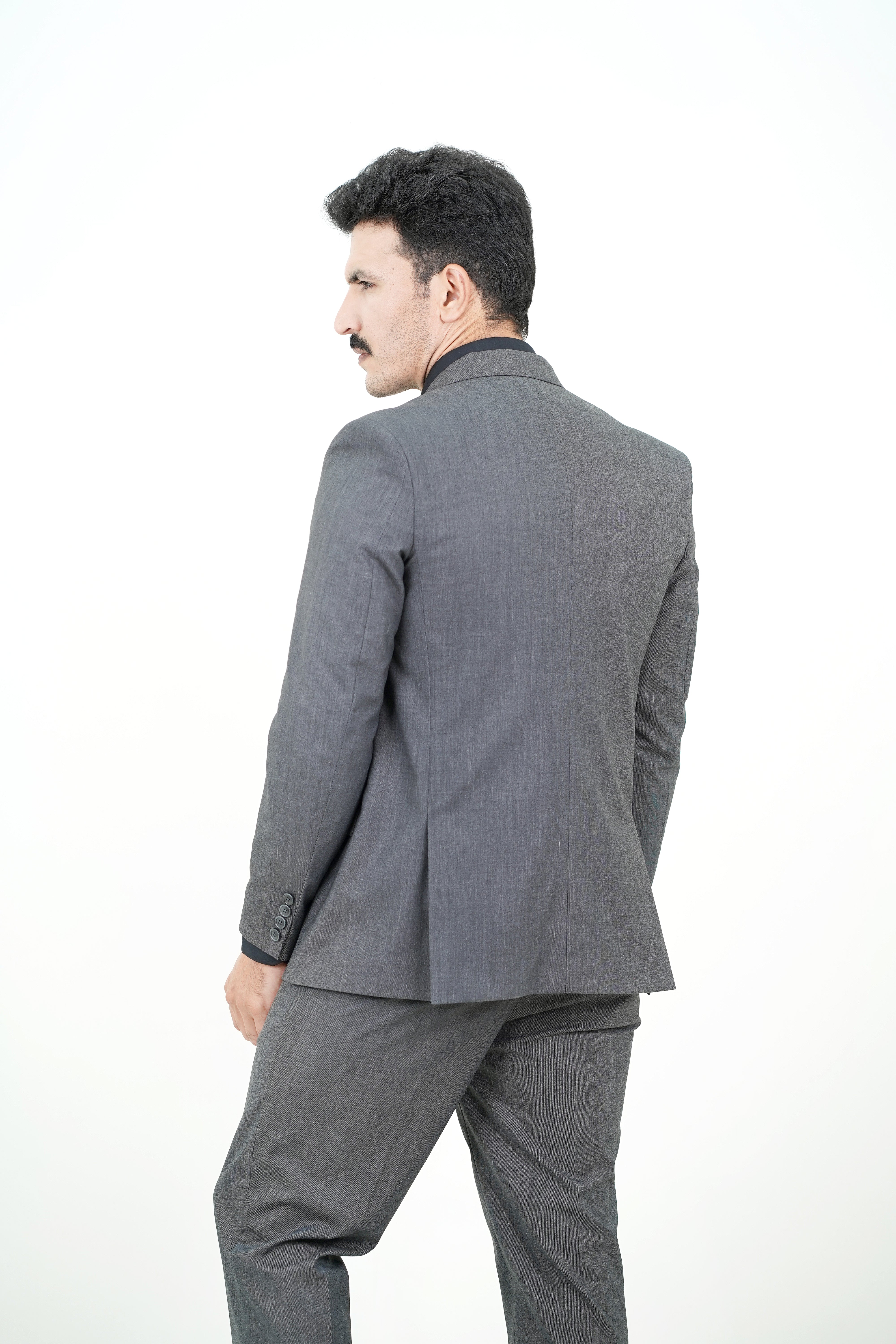 Charcoal Grey Suit / ANAL70-25STRS SUIT / COL#M - GREY