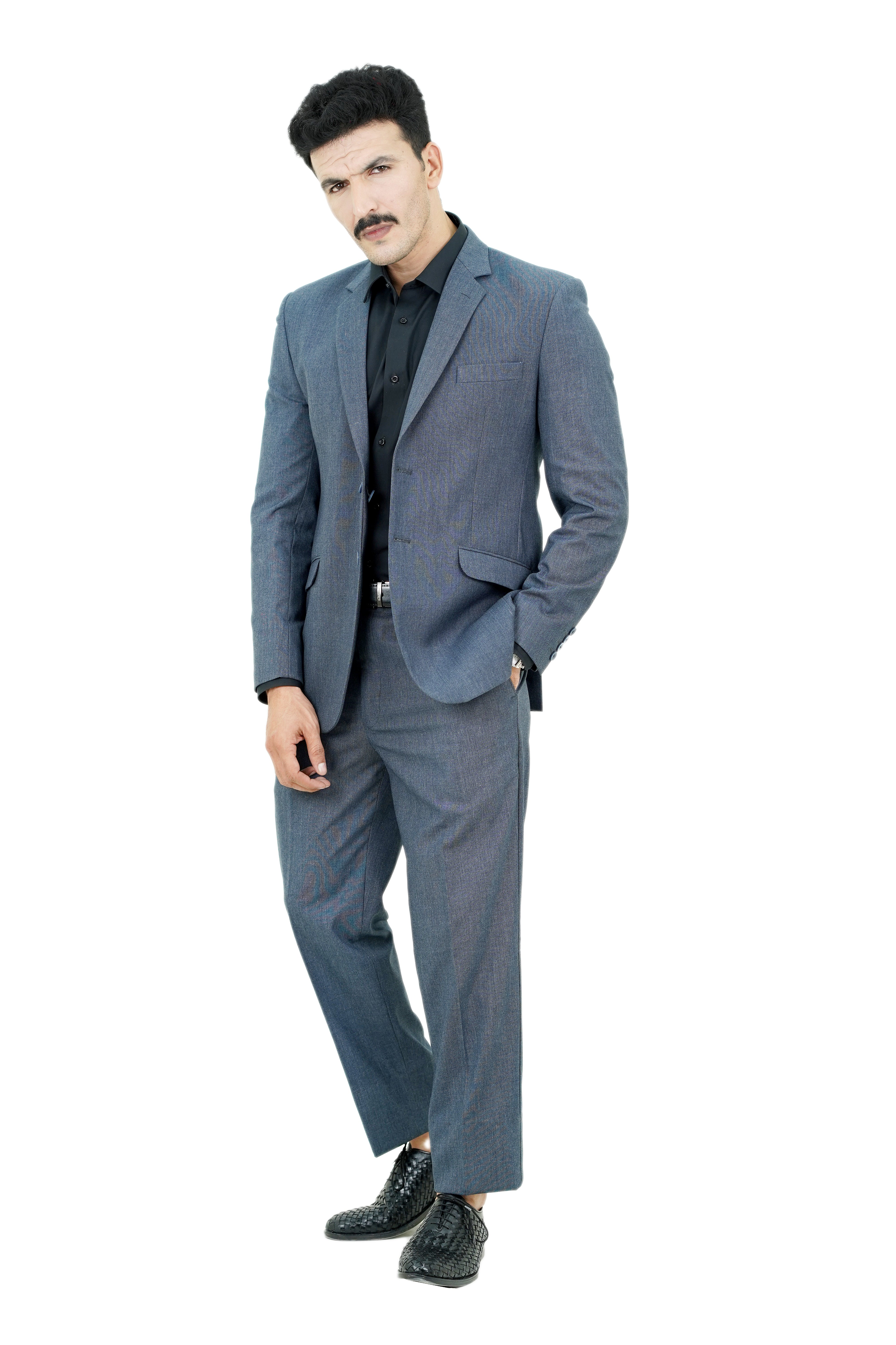 Steel Blue Suit / ANAL70-25 SUITS / COL#M - BLUE