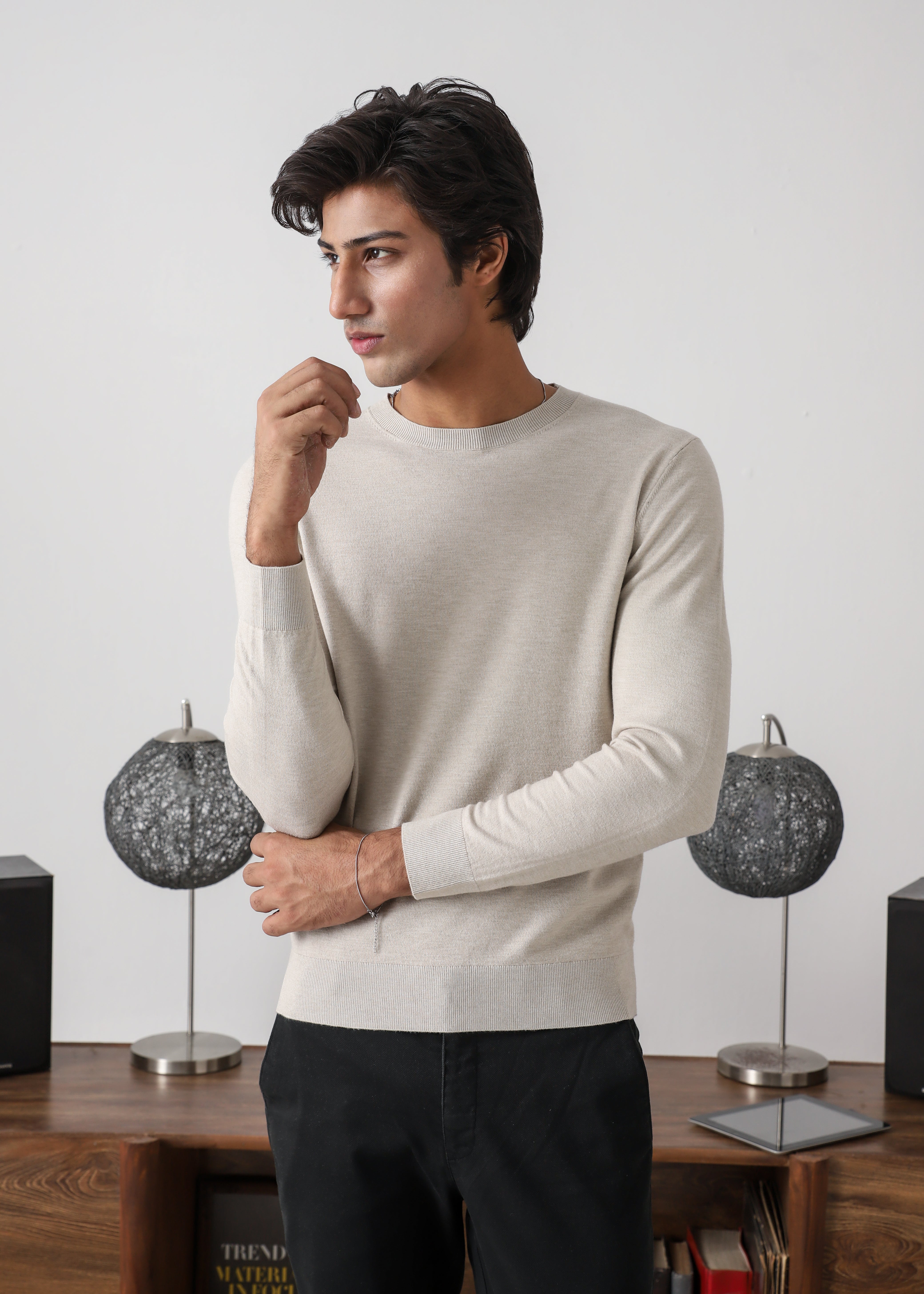 Crew neck sweater