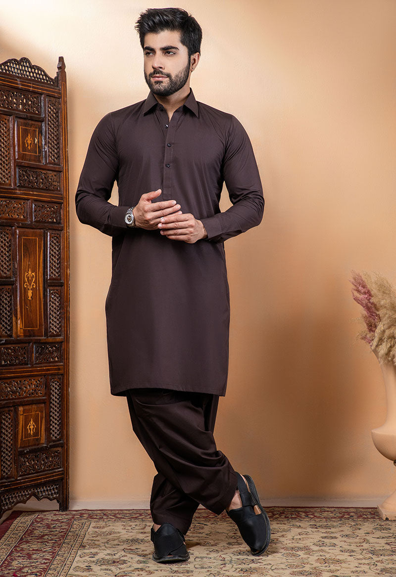 Dark brown shirt-collar - D09229/2 - Califord