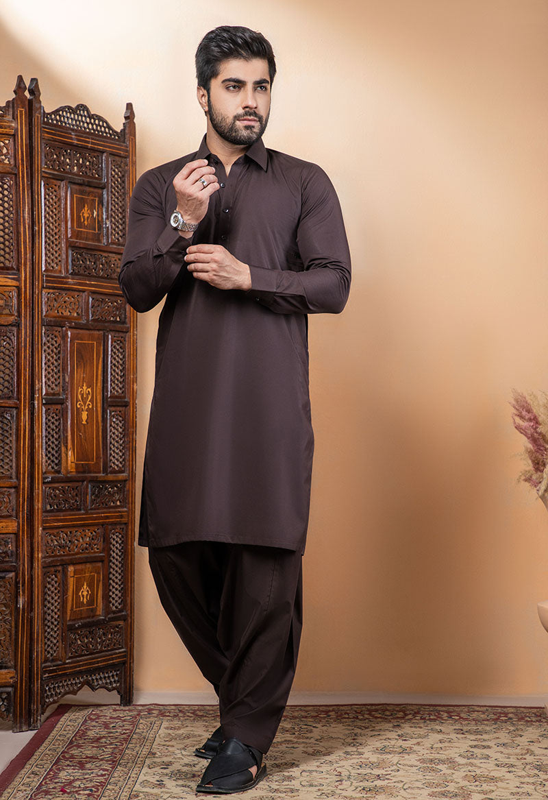 Dark brown shirt-collar - D09229/2 - Califord