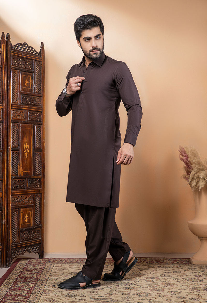 Dark brown shirt-collar - D09229/2 - Califord