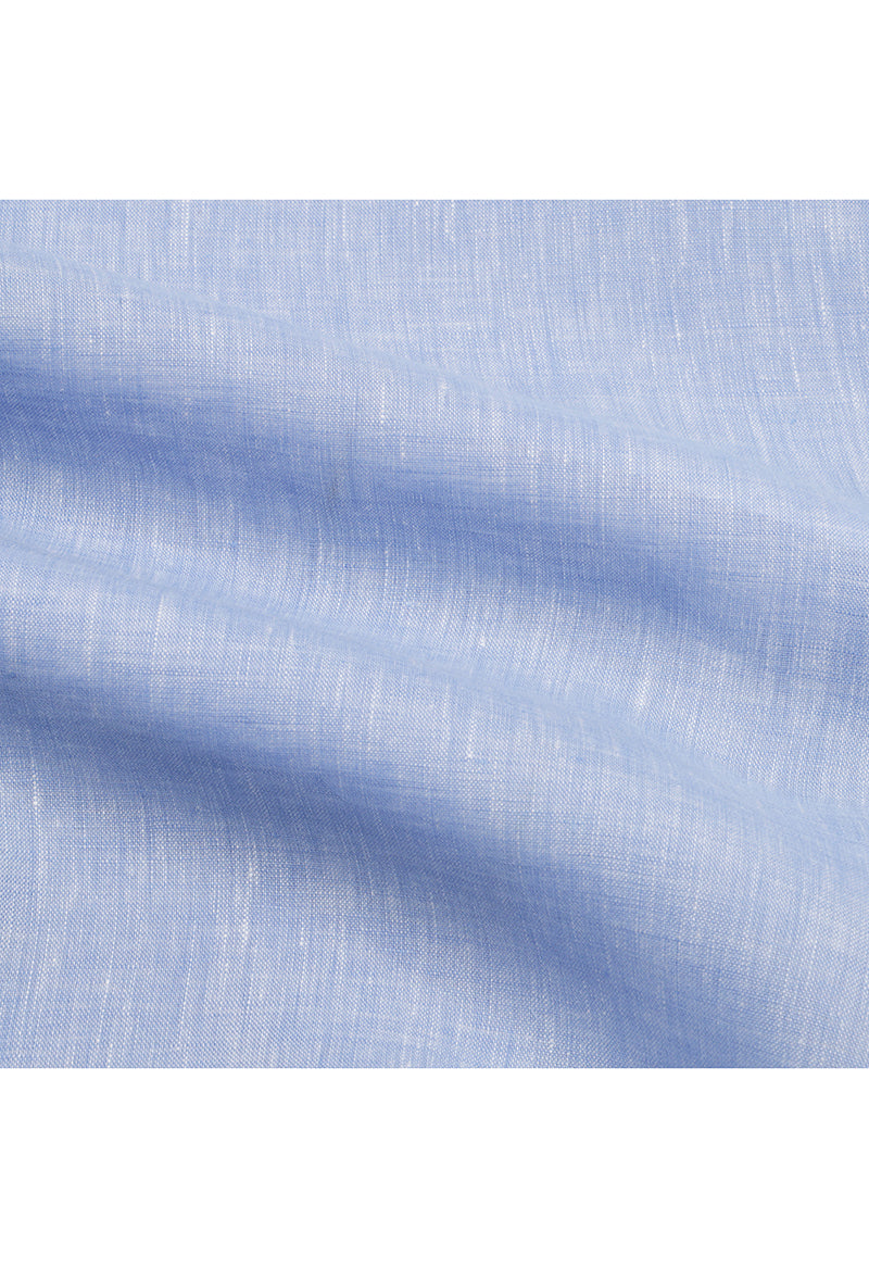Baby blue Linen shirt - 032250- 04 - Califord