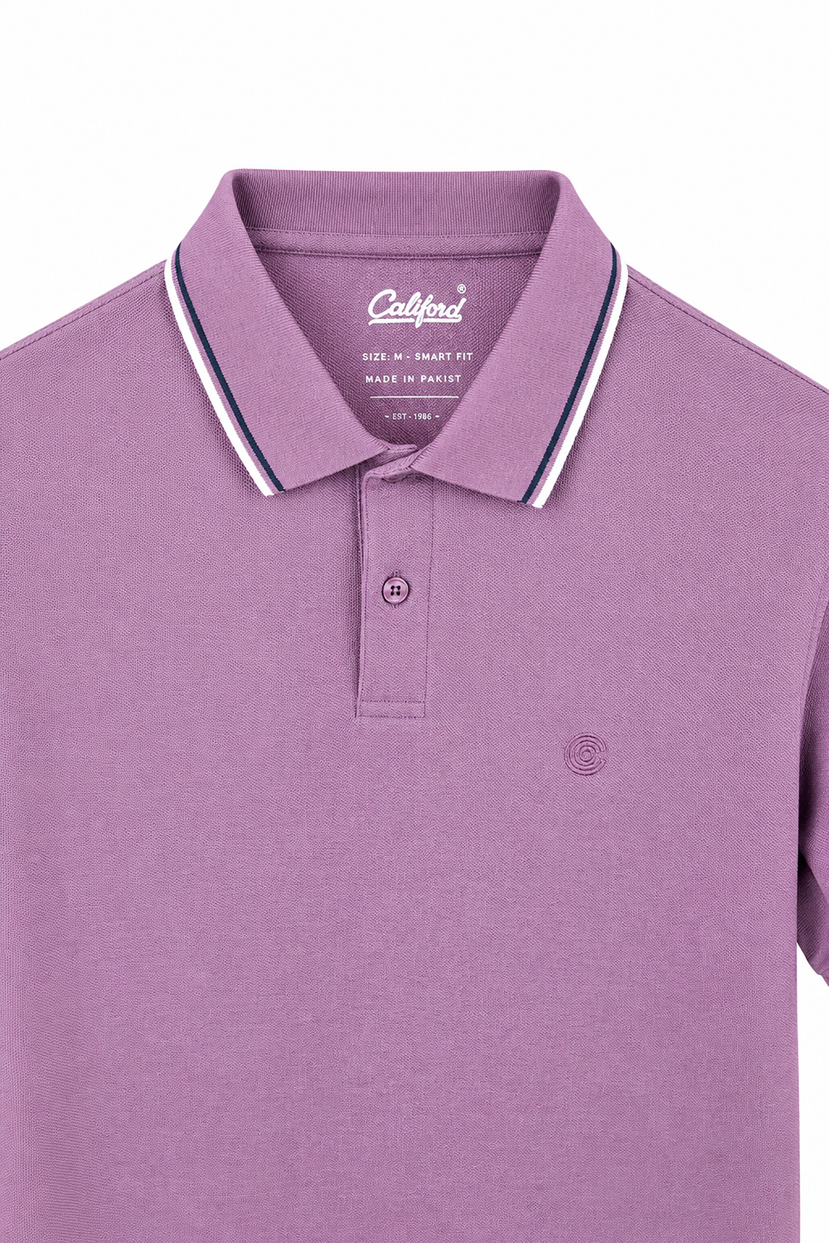 Signature Piqué Polo - Dark Mauve