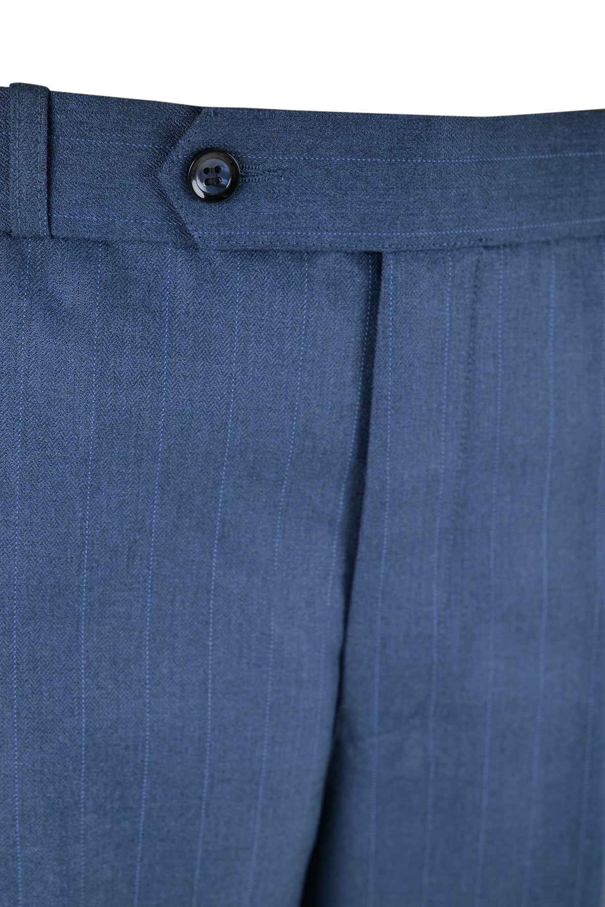 Steel Blue Pinstripe Suit / ANL66-25SUIT / COL# AF - BLUE