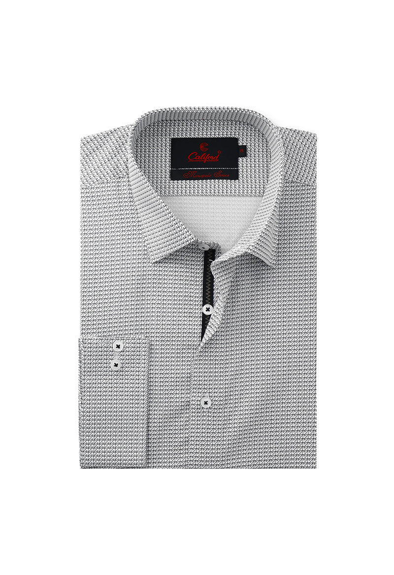 White printed shirt / Marcopolo 102382-03