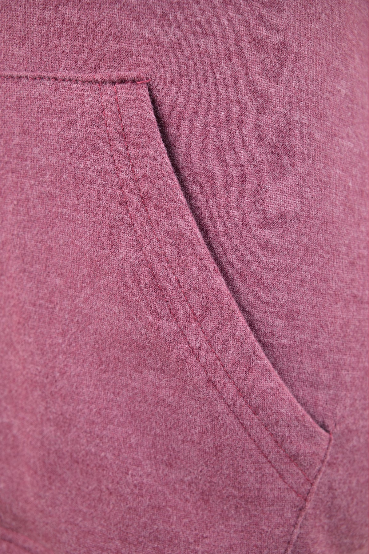 Sweathoodie - Off White / Maroon