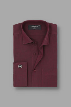 Red wine Full sleeve shirt / 052494-07