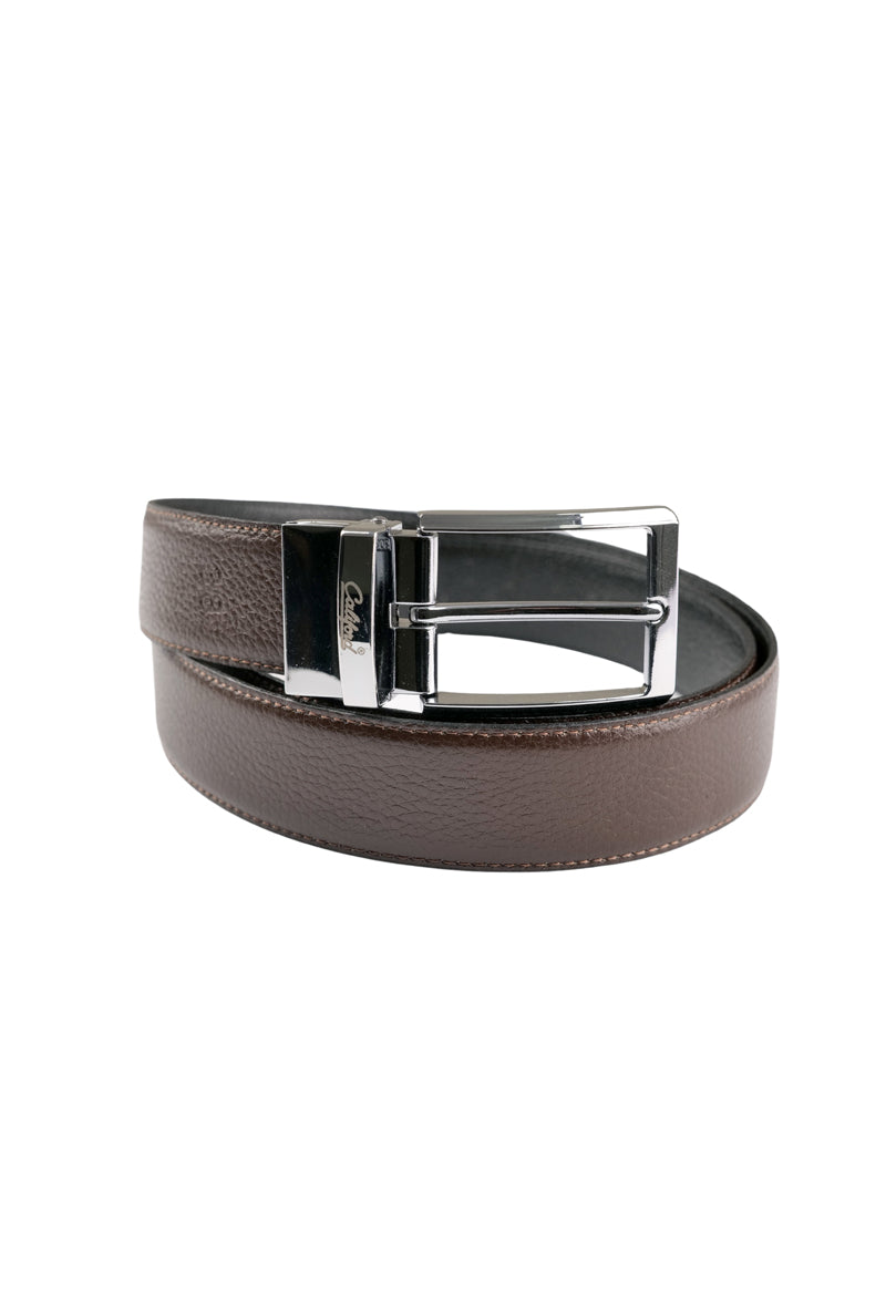 Reversible Leather Belt / Brown FGTEX-26