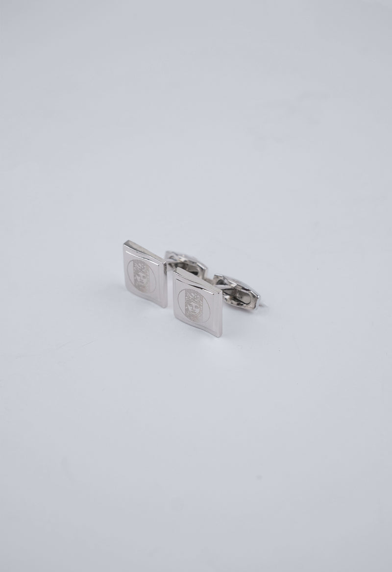 Silver Emblem Cufflinks