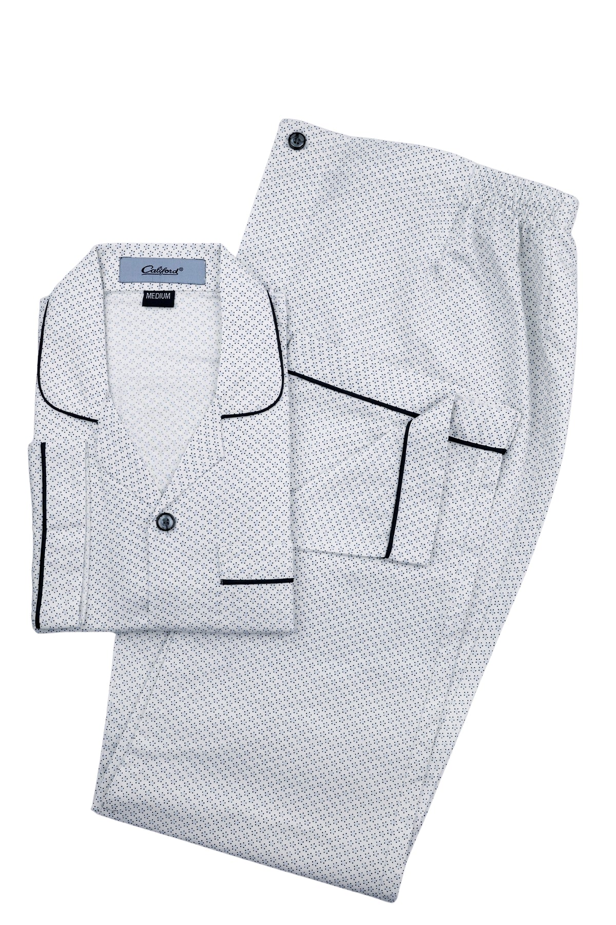Blue Geometric Print Night Suit / NS0926 - #5