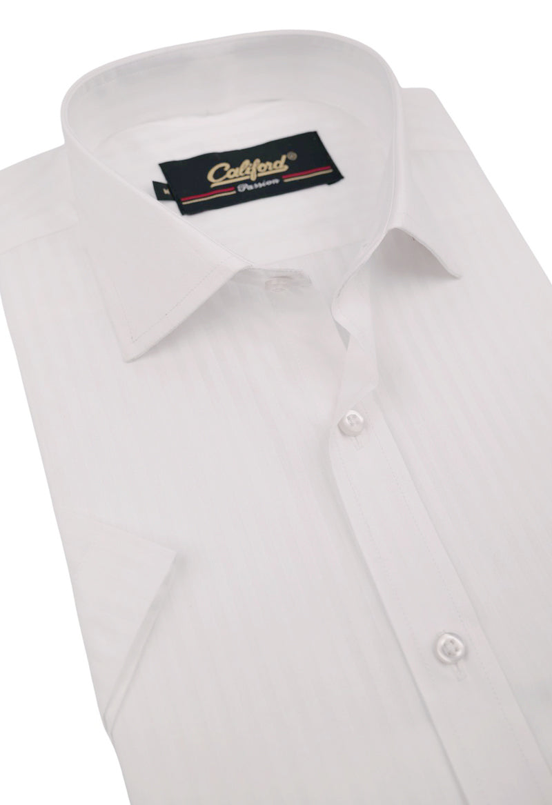 White Self-Stripe / 052636-13