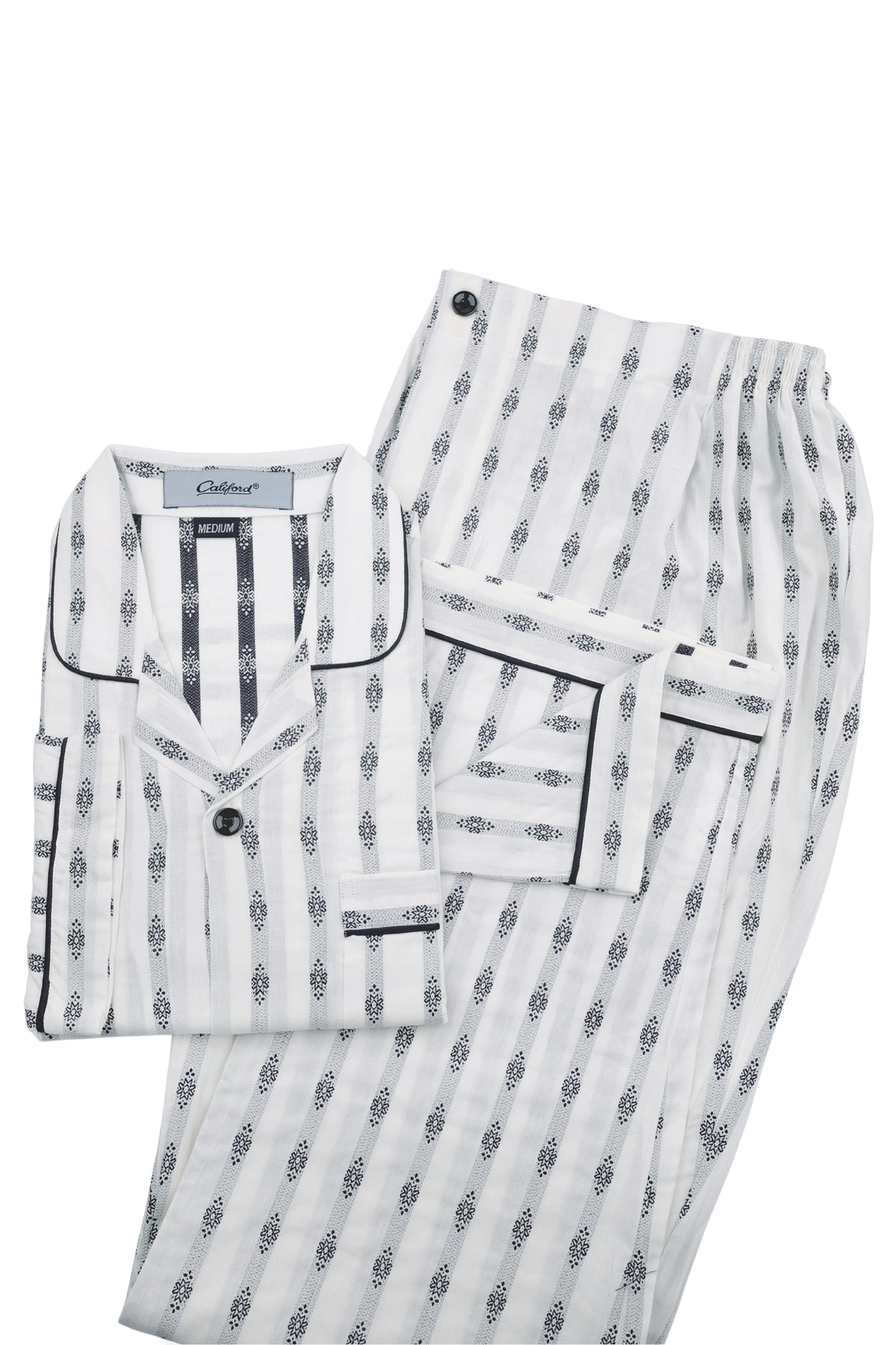 Heritage Ethnic Stripe Night Suit / NS0926 - #12