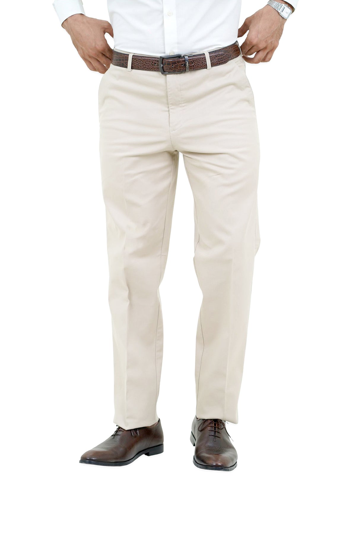 Classic Fawn Cotton Pants - N2016 FAWN