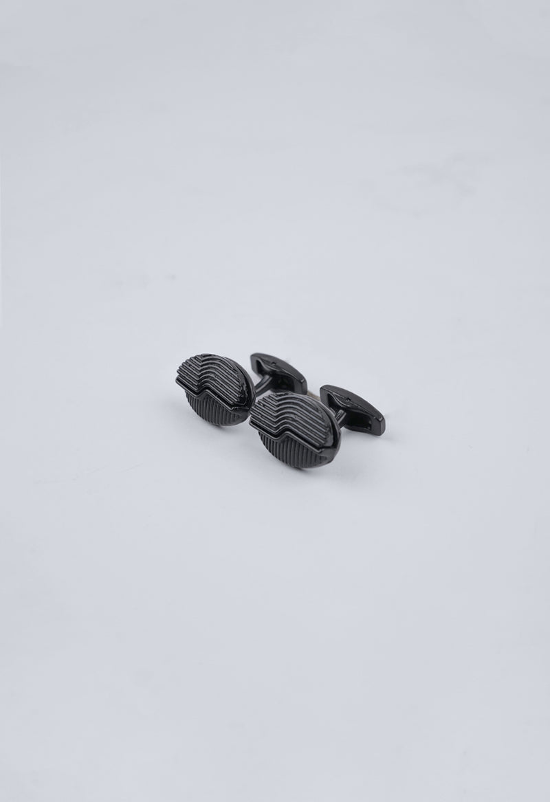 Midnight Contour Cufflinks