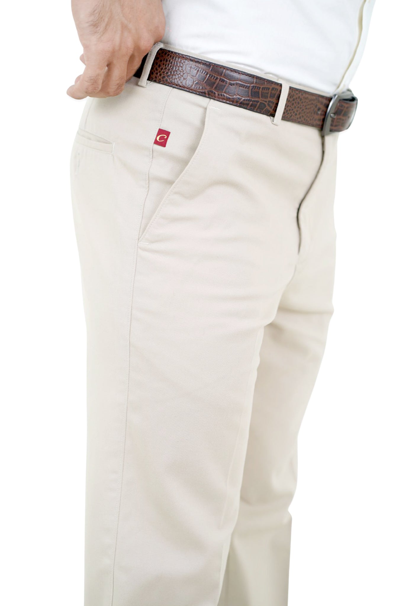 Classic Fawn Cotton Pants - N2016 FAWN