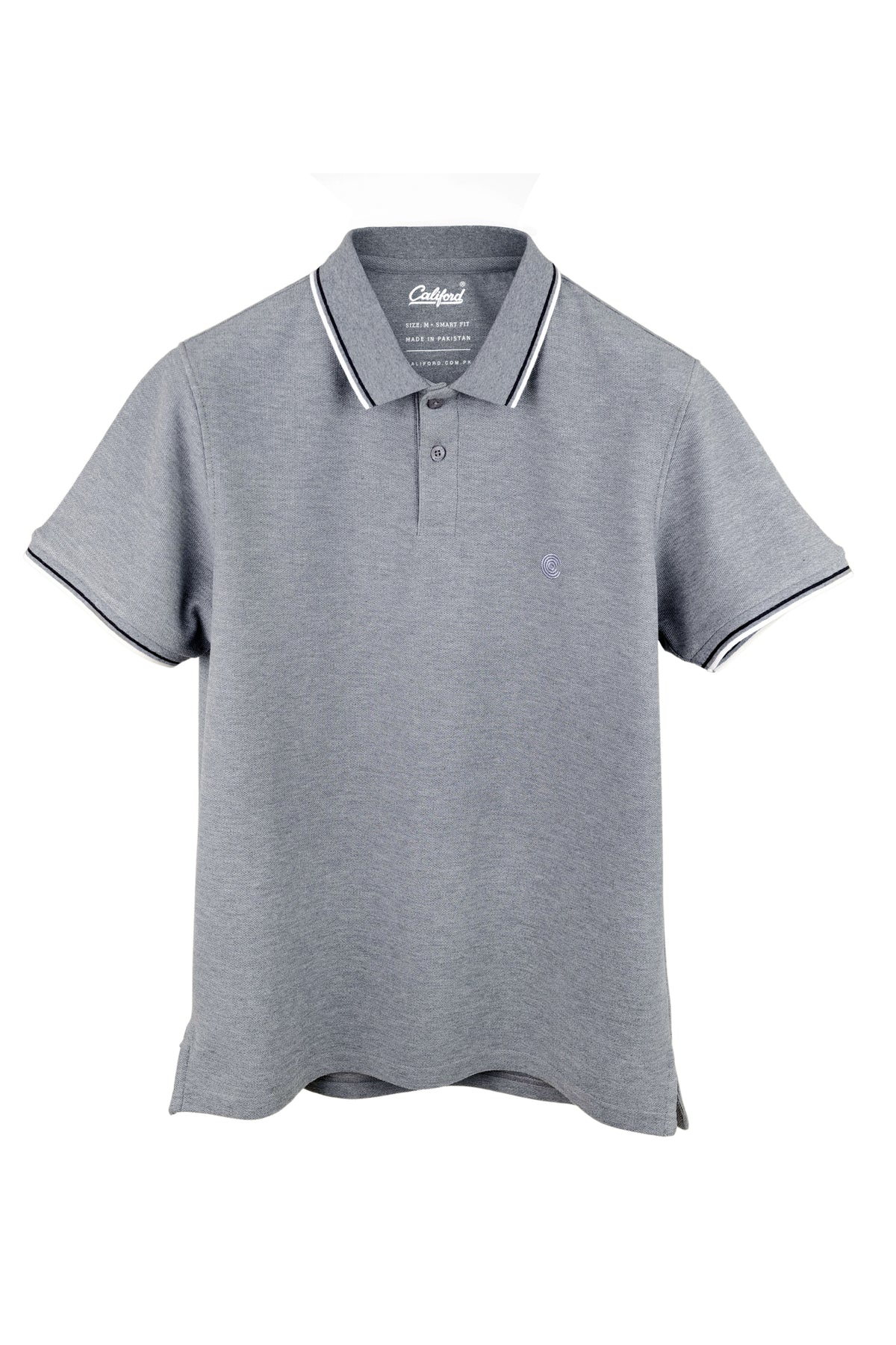 Signature Piqué Polo - Heather Grey
