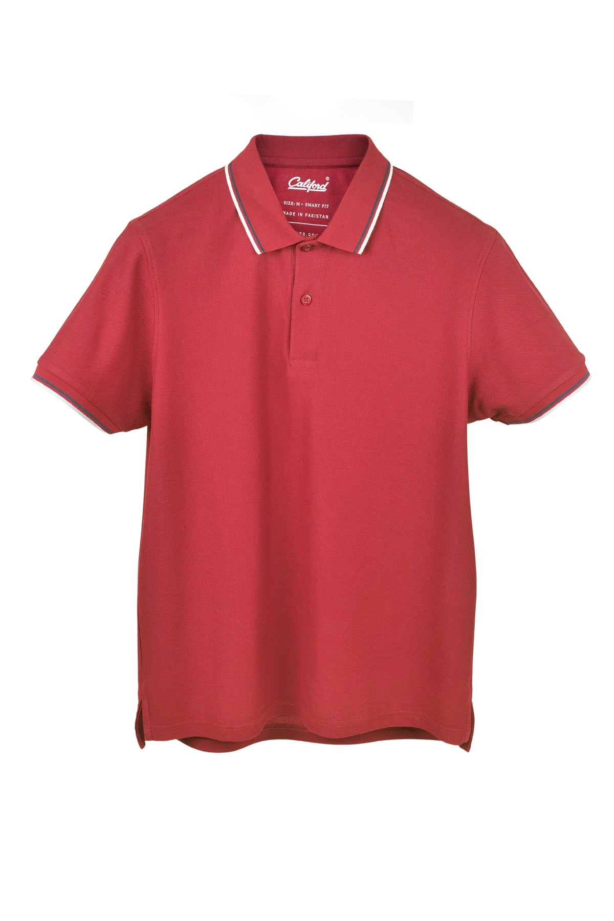 Signature Piqué Polo - Crimson Red
