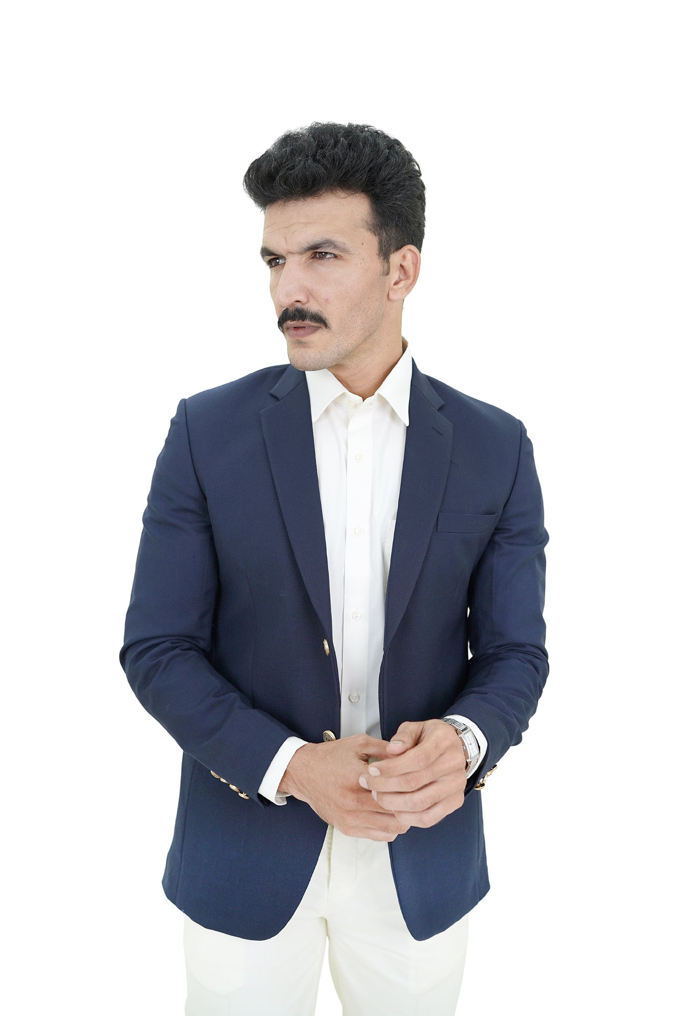 Midnight Navy Tailored Blazer / MTL14-25 BLZ / COLOR N-BLUE