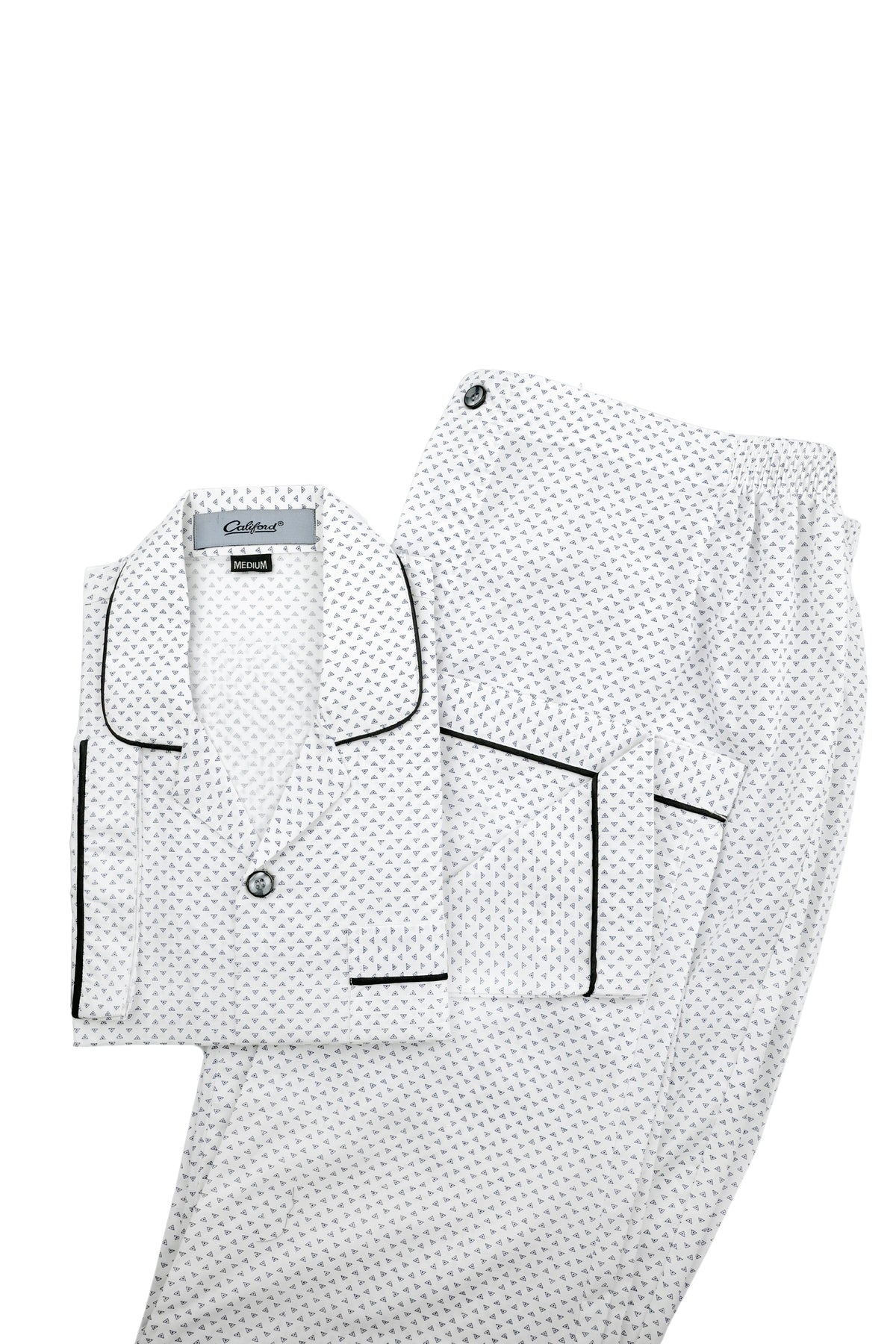Navy Geo-Motif Night Suit / NS0926 - #4
