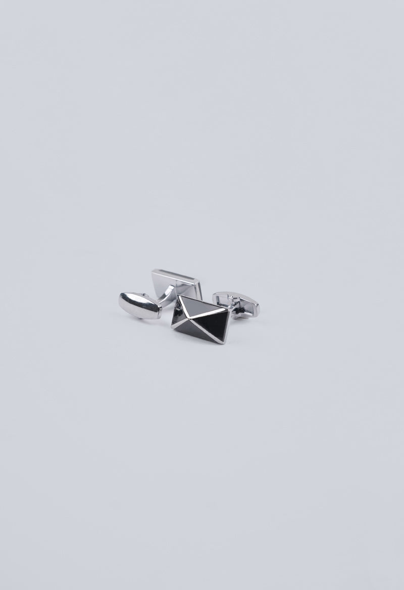 Silver Facet Cufflinks