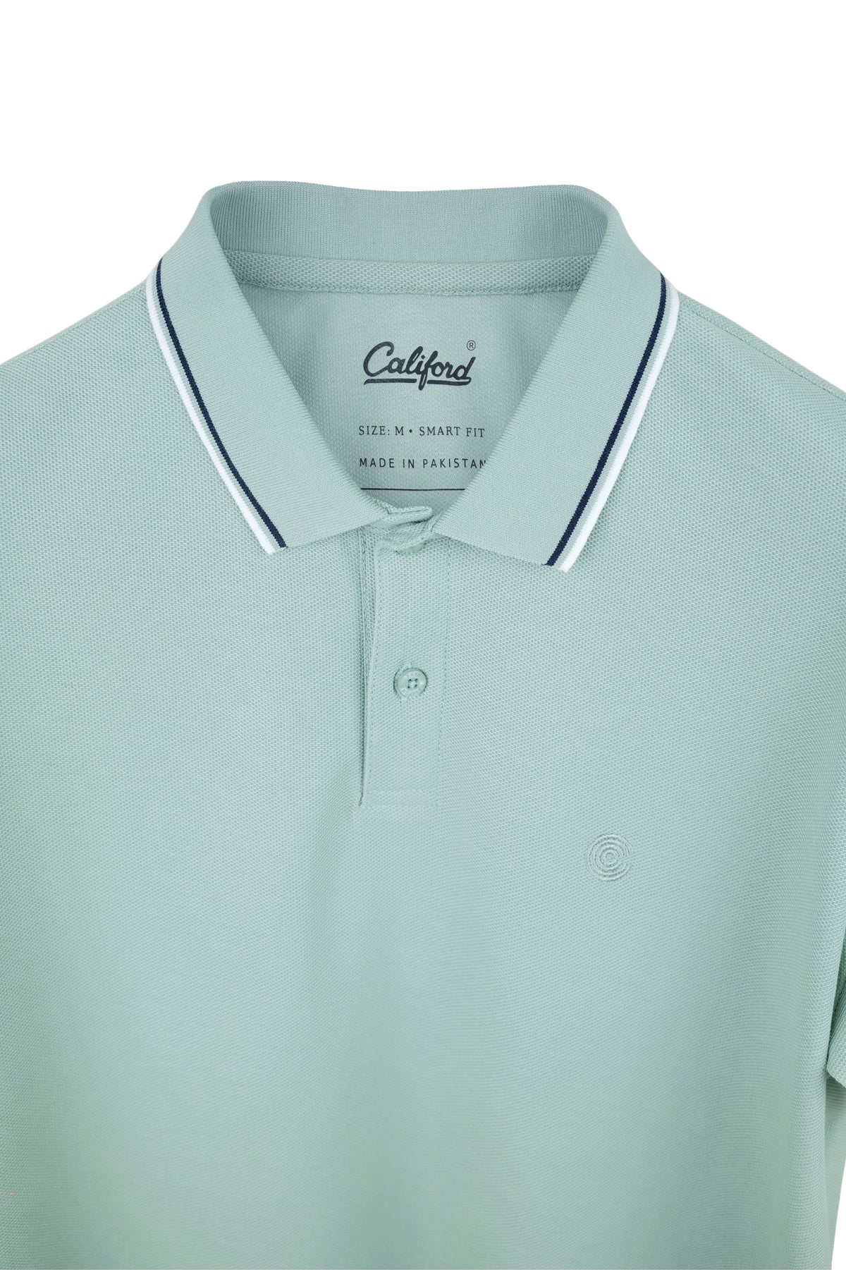 Signature Piqué Polo - Aqua