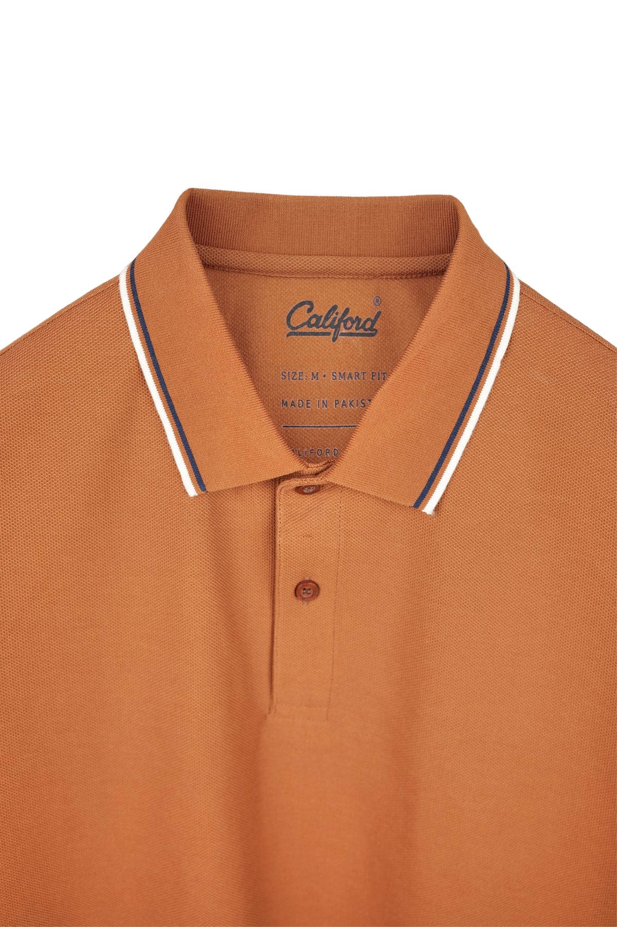Signature Piqué Polo - Rust