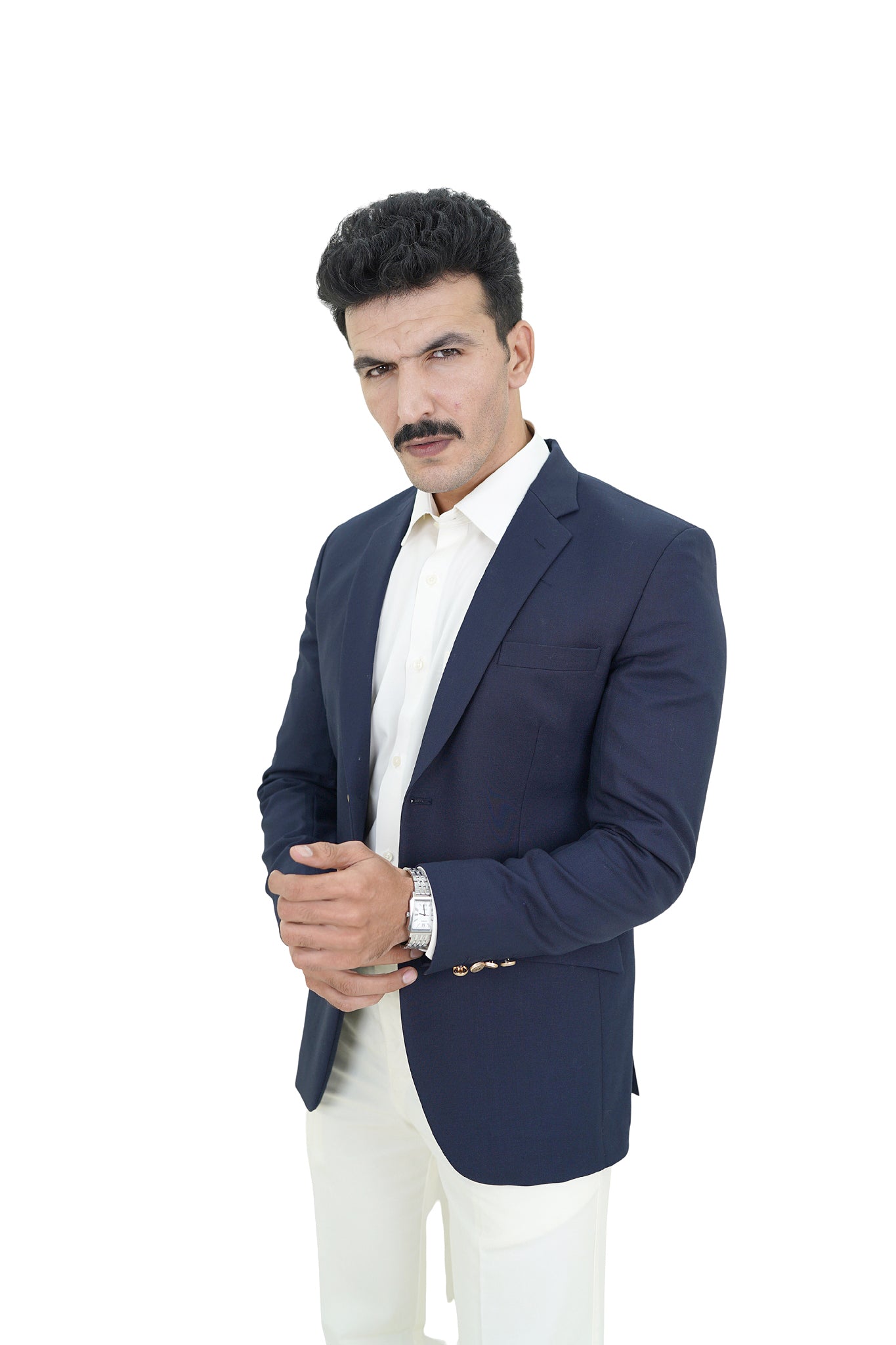 Midnight Navy Tailored Blazer / MTL14-25 BLZ / COLOR N-BLUE