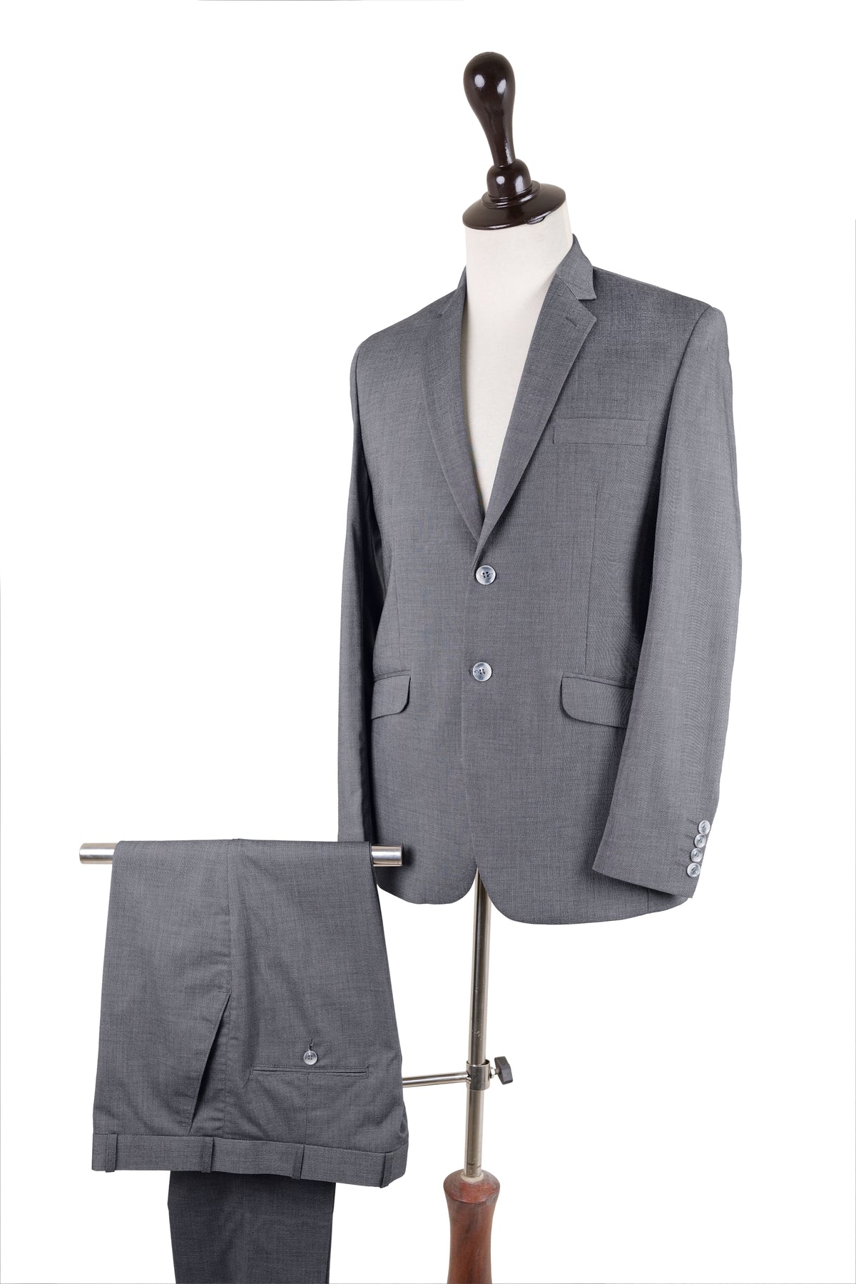 Graphite Grey Microcheck Suit / ANAL70SUIT-25 / COL# M - GREY