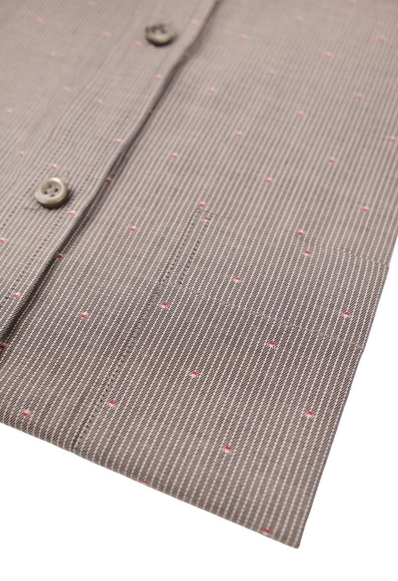 Grey Dobby Weave /052636-10